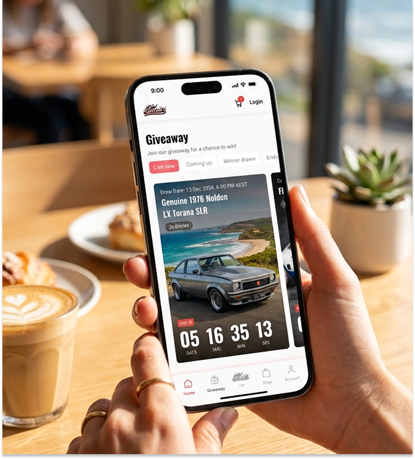 Classics app on mobile