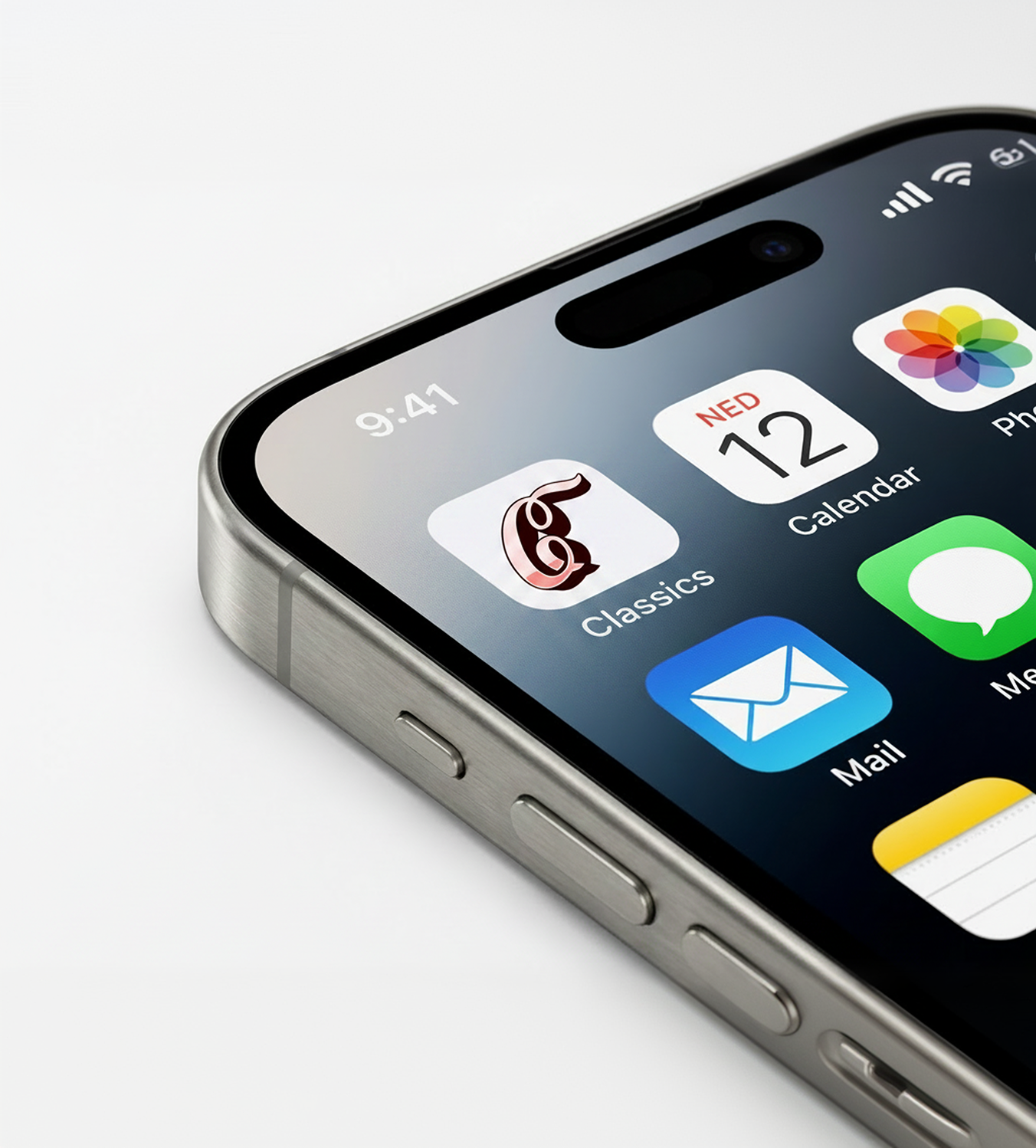 Classics app icon on iOS