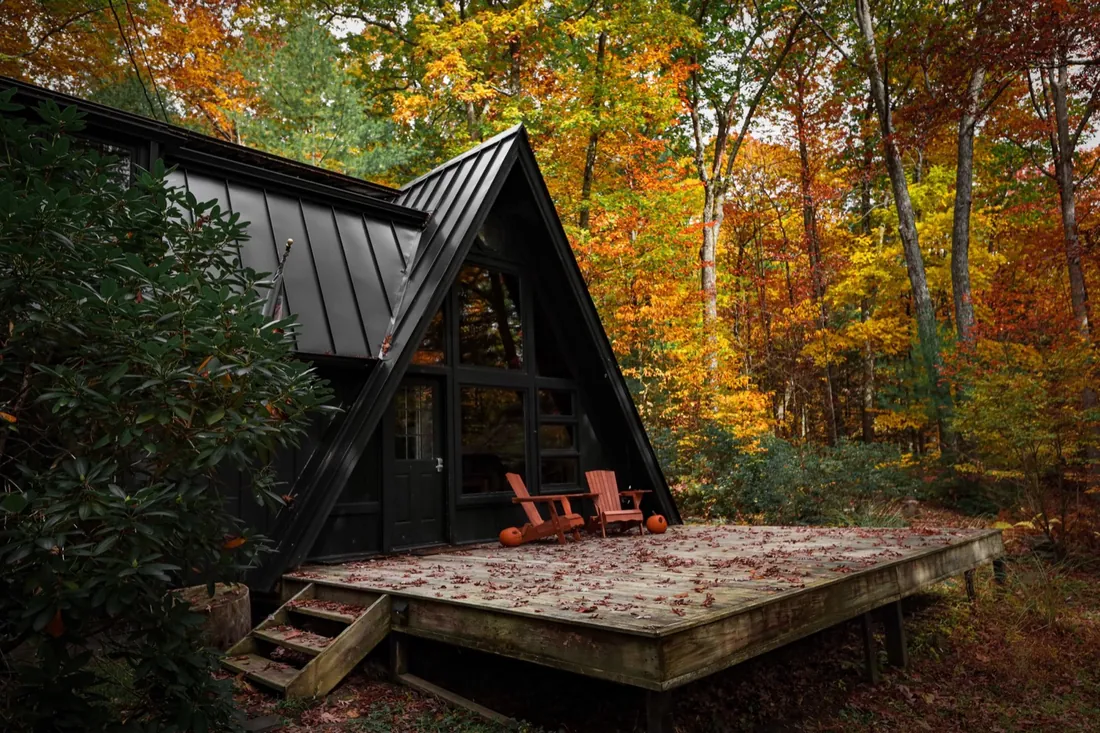 A Black A-Frame